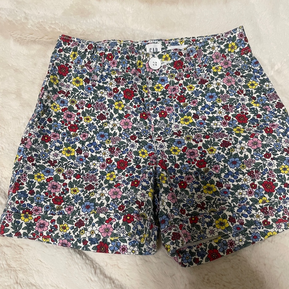 Floral Gap Kids Slim Shorts